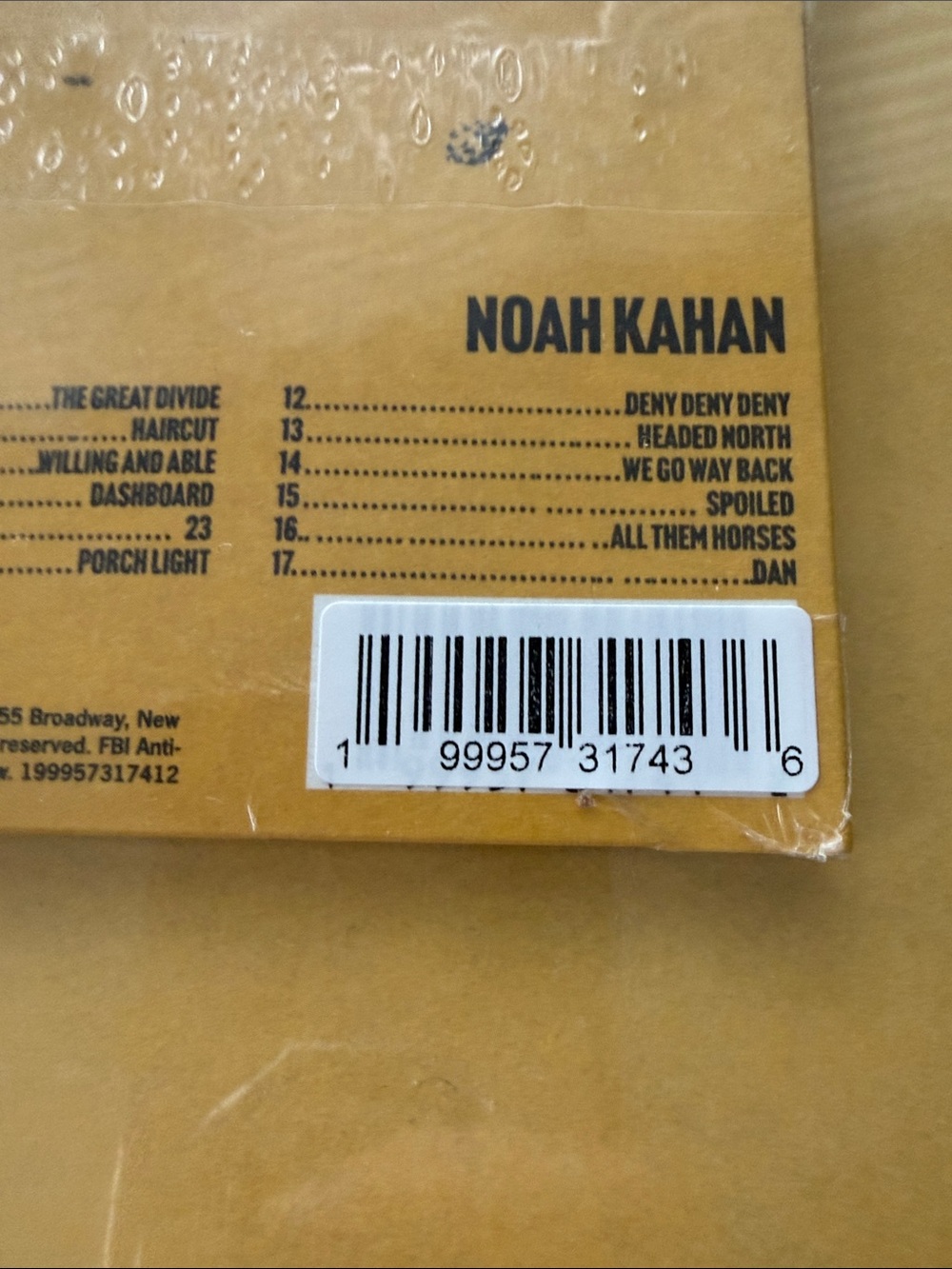 SIGNED Noah Kahan "The Great Divide" CD - Picture 4 of 4